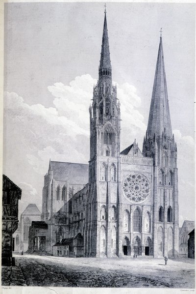 The Cathedral of Chartres by Unknown artist