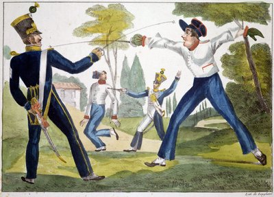 The weapons lesson by Unknown artist