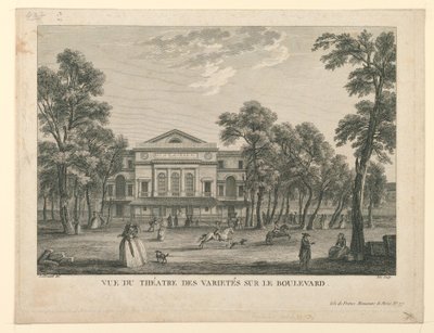 Theatre des Varietés in Paris by Unknown artist