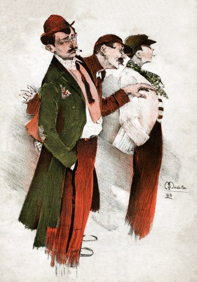 Thieves in Paris (engraving) by Unknown artist