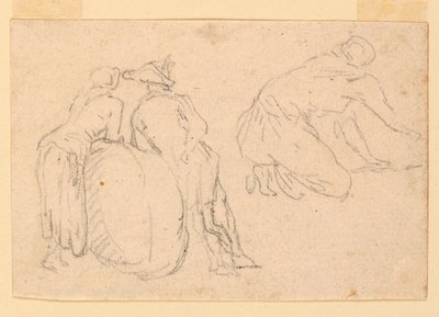 Three Figural Studies by Unknown artist