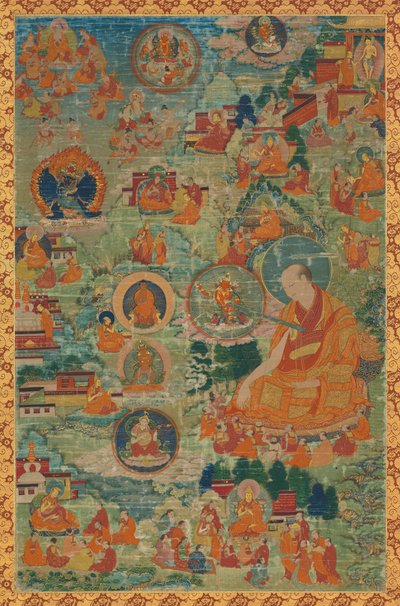Tsong-kha-pa and Scenes from His Life by Unknown artist