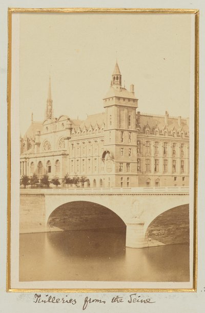 Tuilleries from the Seine by Unknown artist
