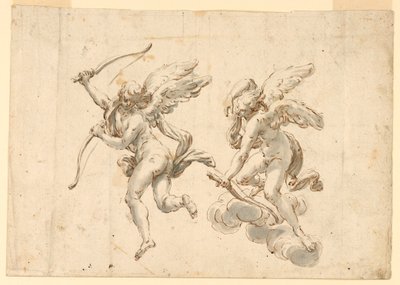 Two Cupids by Unknown artist