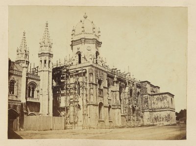 View of Jerónimos Monastery, Belém, Portugal by Unknown artist