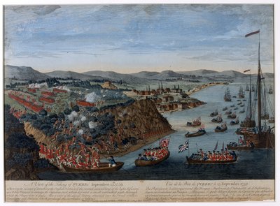 View of the Taking of Quebec by Unknown artist