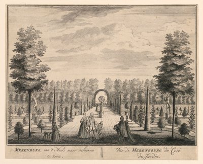 View of Merenbourg from the Garden Side by Unknown artist
