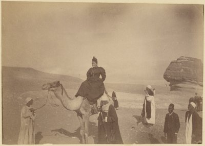 Woman Riding a Camel by Unknown artist