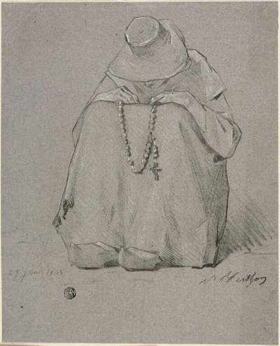 Woman with a Rosary by Unknown artist