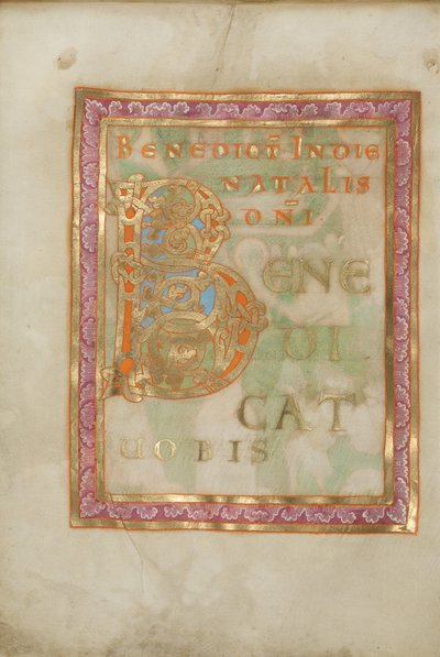Decorated Incipit Page by Unknown artist/maker