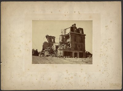 Insurrection of Paris, Maison Delachaume, Asnières by Unknown artist/maker