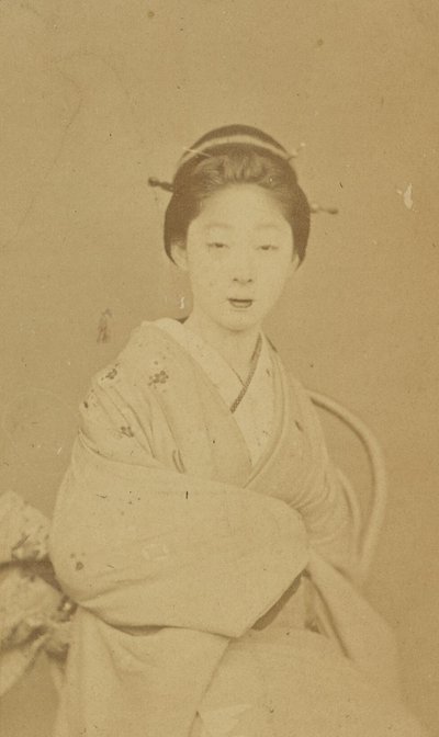 Seated Japanese Woman by Unknown artist/maker