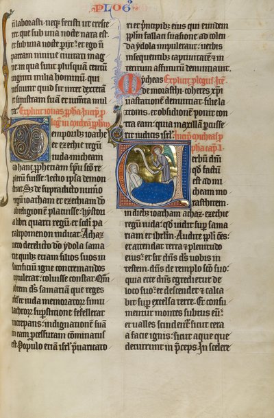 An Angel before Micah by Unknown  – illuminator