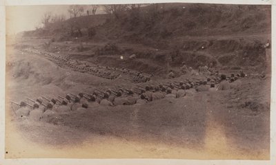 4th Goorkha Regiment Manning Entrenchments by Unknown photographer