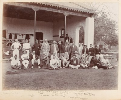 A cricket match, Peshawar by Unknown photographer