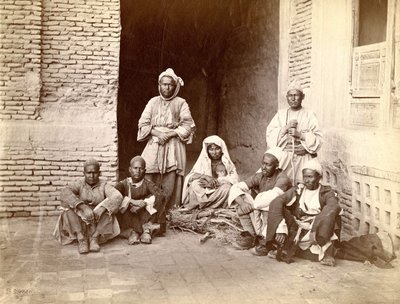 A family in Afghanistan, late 19th century by Unknown photographer