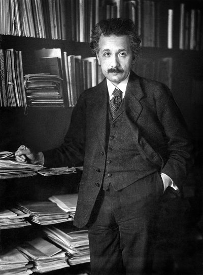 Albert Einstein by Unknown photographer