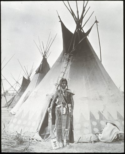 Blackfoot Indian, Calgary Area by Unknown photographer