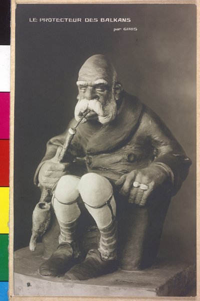 Caricature of Franz Joseph I by Unknown photographer