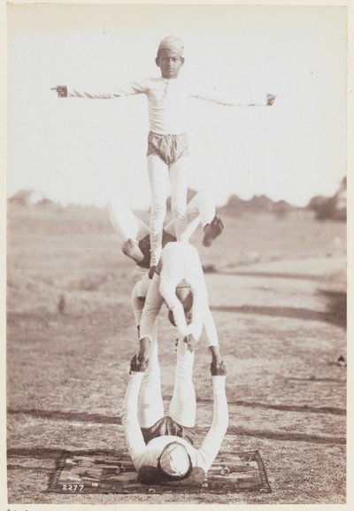 Gymnastics at the Camp of Exercise, Delhi by Unknown photographer