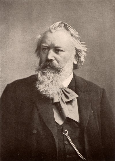 Johannes Brahms by Unknown photographer