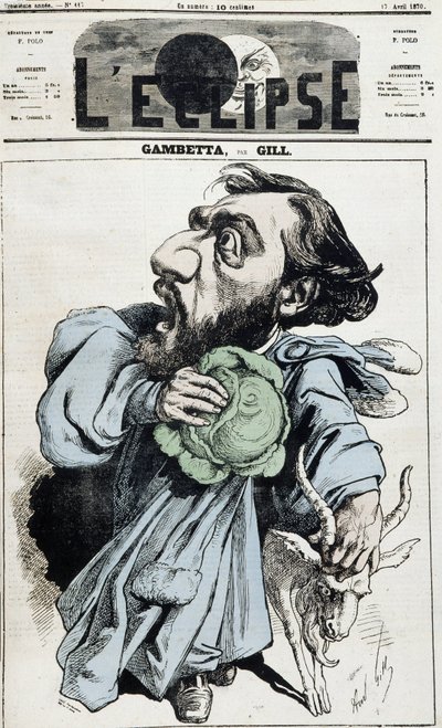 Léon Gambetta in 1882 by Unknown photographer