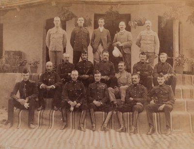 Members of the Khyber Rifles by Unknown photographer