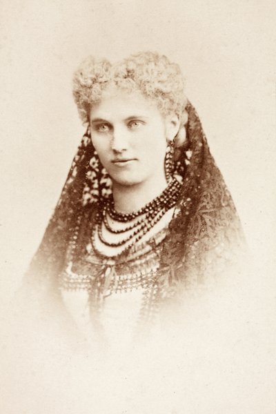 Portrait of Christine Nilsson in Costume by Unknown photographer
