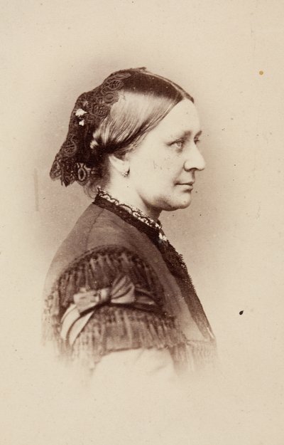 Portrait of Clara Schumann by Unknown photographer