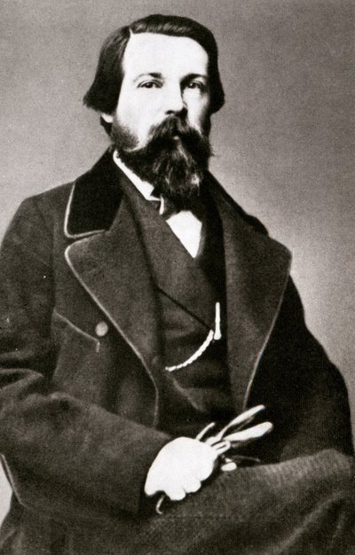 Portrait of Engels by Unknown photographer