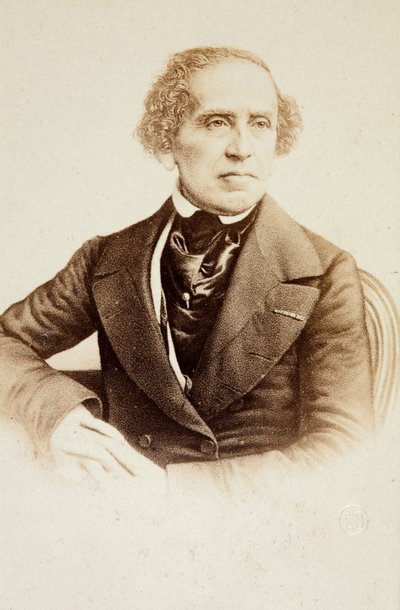 Portrait of Giacomo Meyerbeer by Unknown photographer