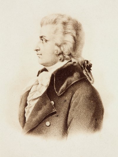 Portrait of Wolfgang Amadeus Mozart by Unknown photographer