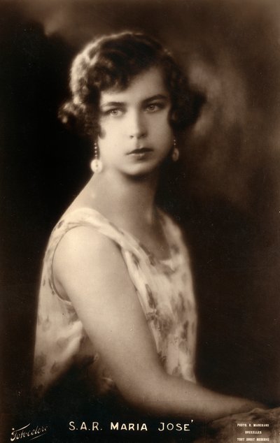 Princess Maria Jose (1906-2001) by Unknown photographer