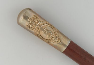 Regimental cane, 3rd West India Regiment by Unknown photographer