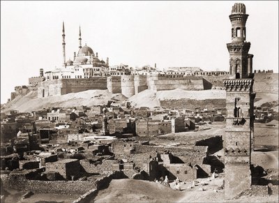 View of Cairo, Photograph around 1870 by Unknown photographer