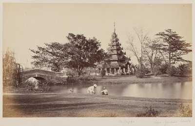 View of Eden Gardens, Calcutta by Unknown photographer