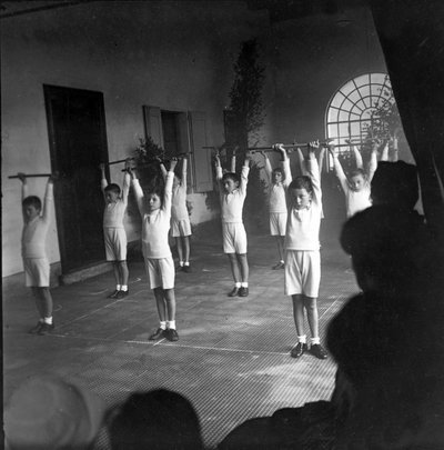 Sports, physical education, school gym by Unknown photographer