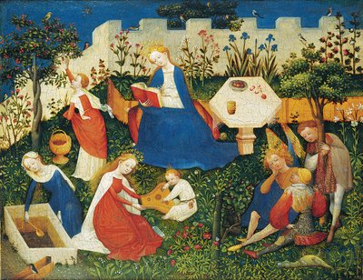 The Little Garden of Paradise by Upper Rhenish Master