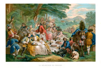 Hunt Breakfast, 1737, 1885 by Urrabieta