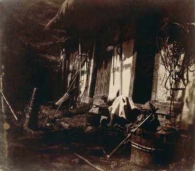 Farmyard Scene by V. Dijon