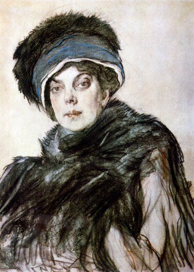 Portrait of Princess Olga Orlova by Valentin Aleksandrovich Serov