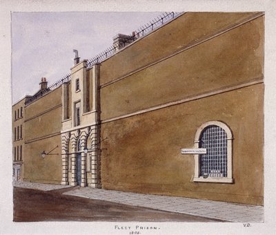Fleet Prison, London by Valentine Davis