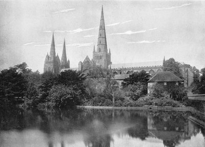Lichfield Cathedral, c1896 by Valentine and Sons Ltd
