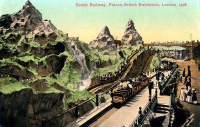 Scenic Railway, Franco-British Exhibition, London by Valentine and Sons Ltd