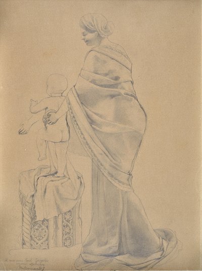 Woman and Child by Valère Bernard