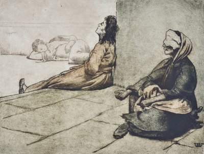 Neapolitan Beggars by Valère Bernard