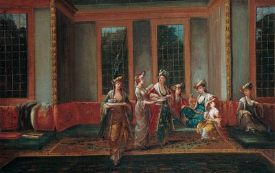 Women Drinking Coffee by Vanmour