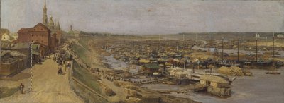 View of Rybinsk by Vasili Maximovich Maximov