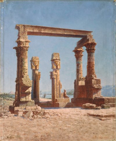 An Egyptian Temple Ruin by Vasili Vasilievich Vereshchagin