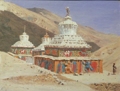 Chorten in Ladakh by Vasili Vasilievich Vereshchagin